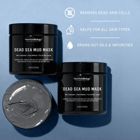 NEW YORK BIOLOGY Dead Sea Mud Mask texture close-up