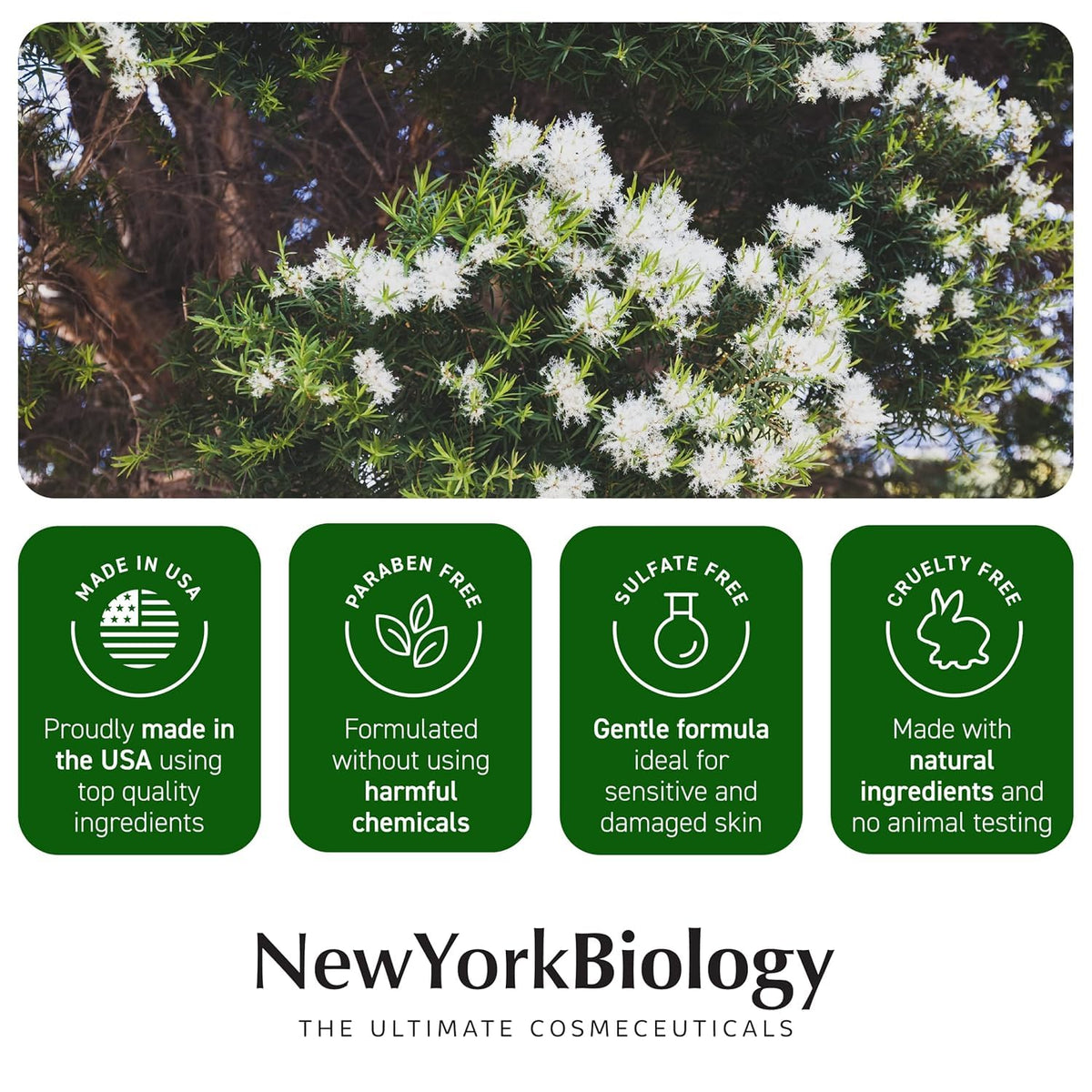 NEW YORK BIOLOGY Tea Tree Oil Foot Cream in a lifestyle setting