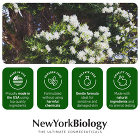 NEW YORK BIOLOGY Tea Tree Oil Foot Cream in a lifestyle setting