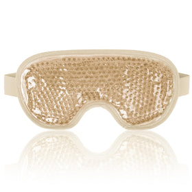 NEWGO Cooling Eye Mask front view with plush backing