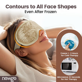 NEWGO Cooling Eye Mask in resealable storage bag