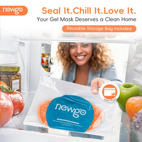 NEWGO Cooling Eye Mask in resealable storage bag