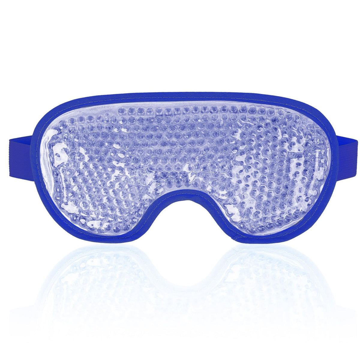 NEWGO Cooling Eye Mask navy blue front view
