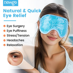 NEWGO Cooling Eye Mask with plush backing