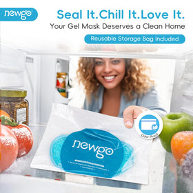NEWGO Cooling Eye Mask with resealable storage bag