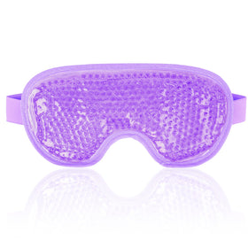 NEWGO Cooling Gel Eye Mask front view in purple colour