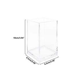 Newkita acrylic holder cup showing makeup brushes inside