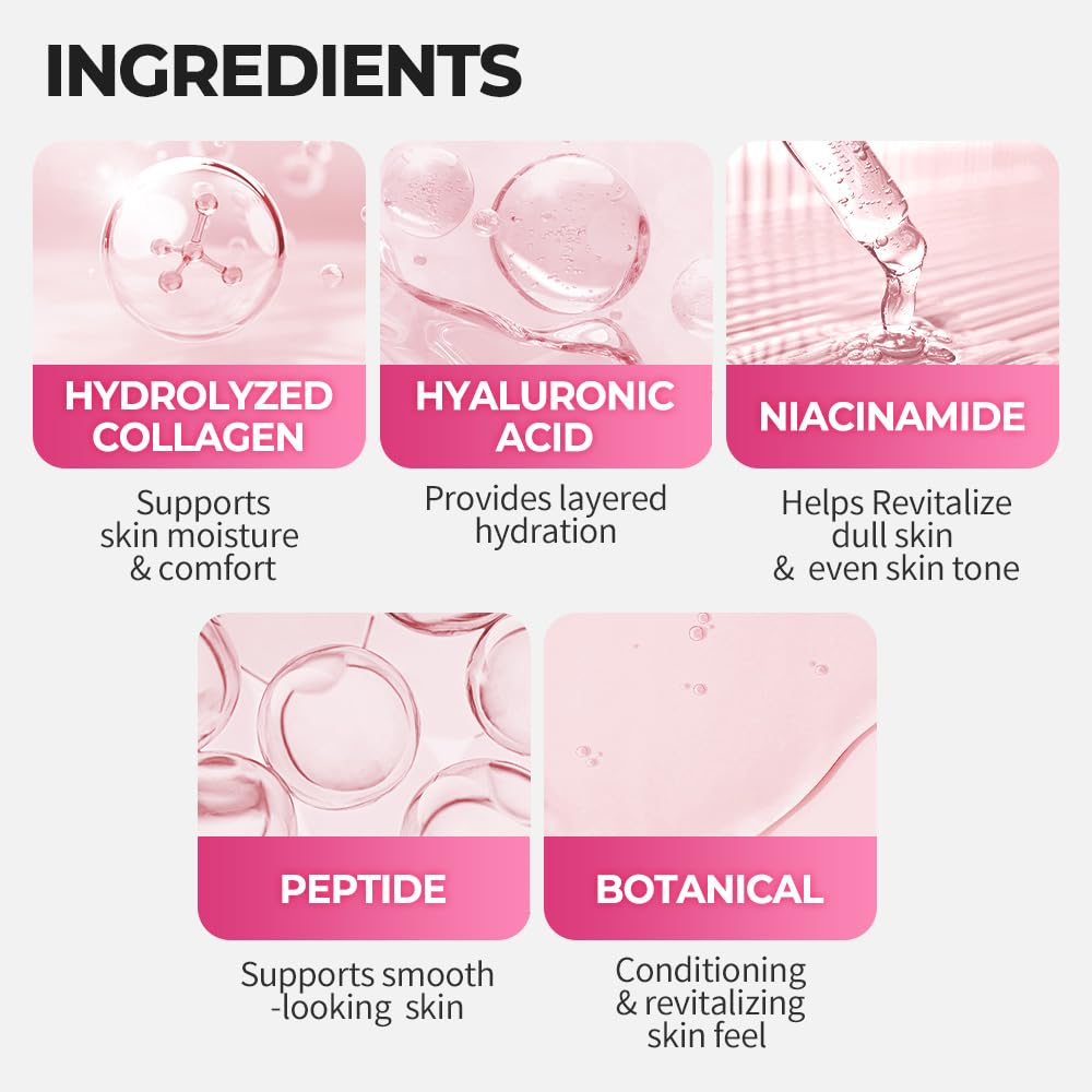 NEXTBEAU Collagen Hydrogel Face Mask application on model