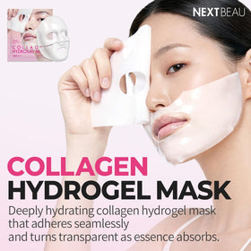 NEXTBEAU Collagen Hydrogel Face Mask individual mask close-up