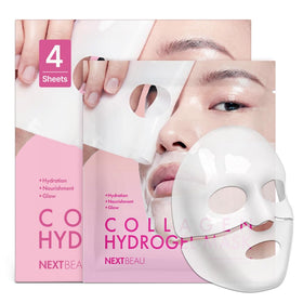 NEXTBEAU Collagen Hydrogel Face Mask pack of 4 front view