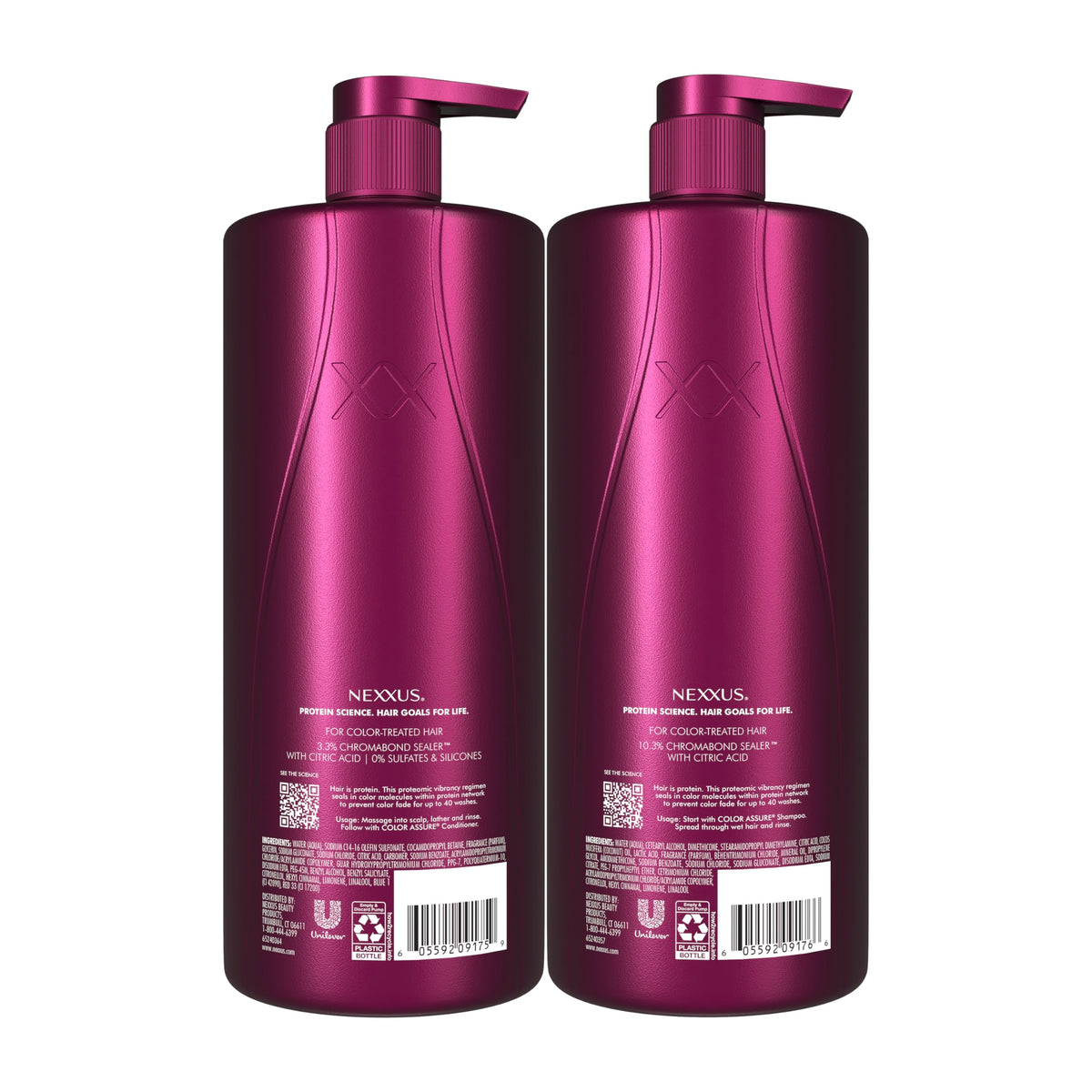 Nexxus Color Assure Vibrancy Shampoo bottle with label