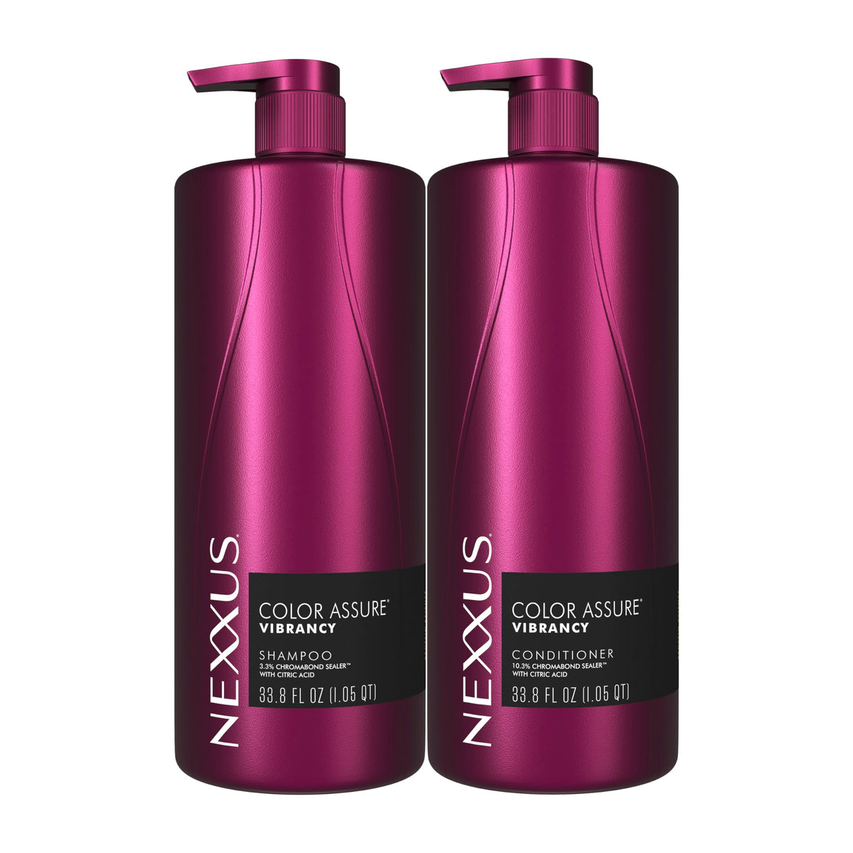 Nexxus Color Assure Vibrancy Shampoo & Conditioner Set 33.9 oz front view
