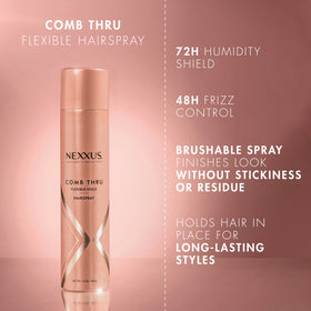 Nexxus Comb Thru Hairspray 1.5 oz with other hair care products