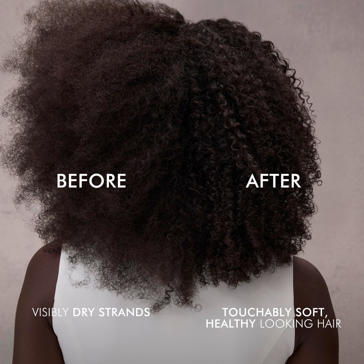 Nexxus Humectress Conditioner application on hair