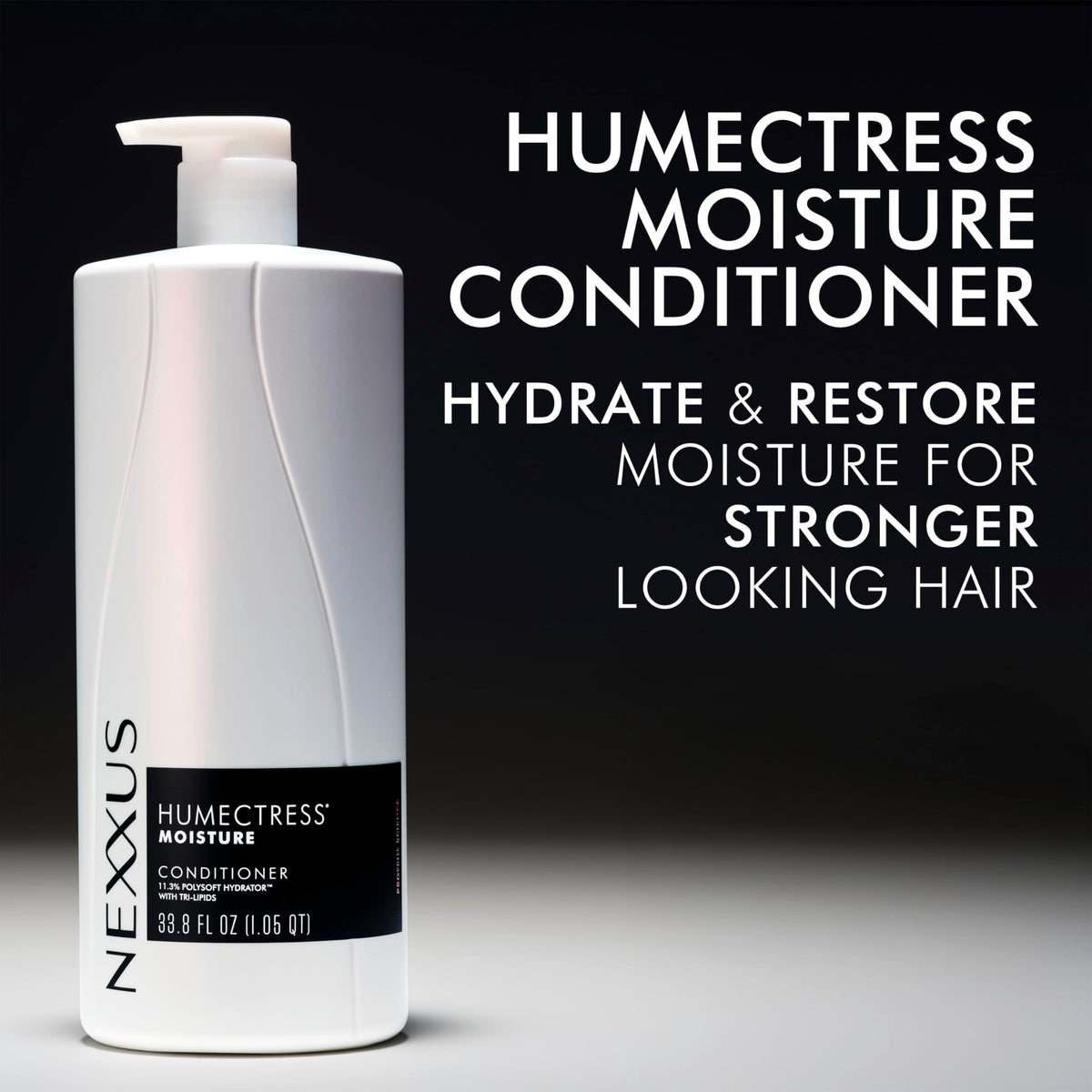 Nexxus Humectress Conditioner side view showing pump