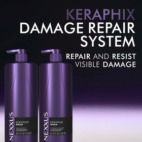 Nexxus KERAPHIX™ Conditioner in a bathroom setting