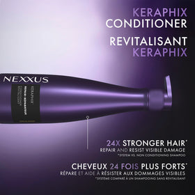Nexxus KERAPHIX Conditioner with hair styling tools