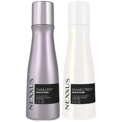 Nexxus Travel Shampoo and Conditioner Set front view, 3 oz each