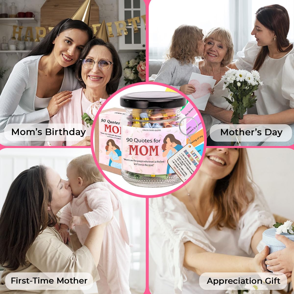 NFC keychain included with Musemory Love Notes for Mom jar