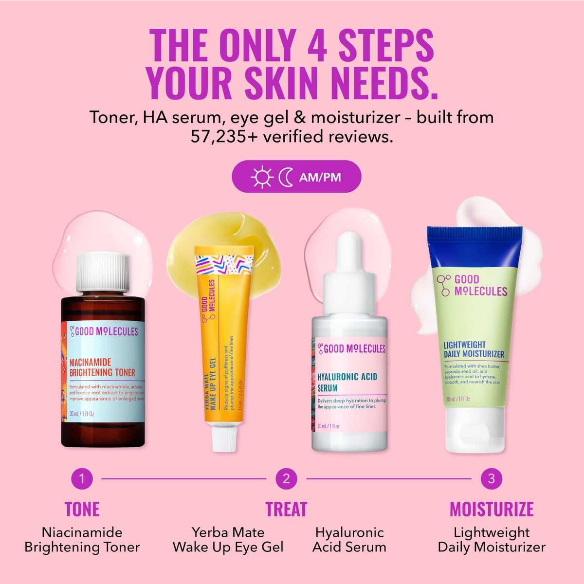 Niacinamide Brightening Toner bottle close-up