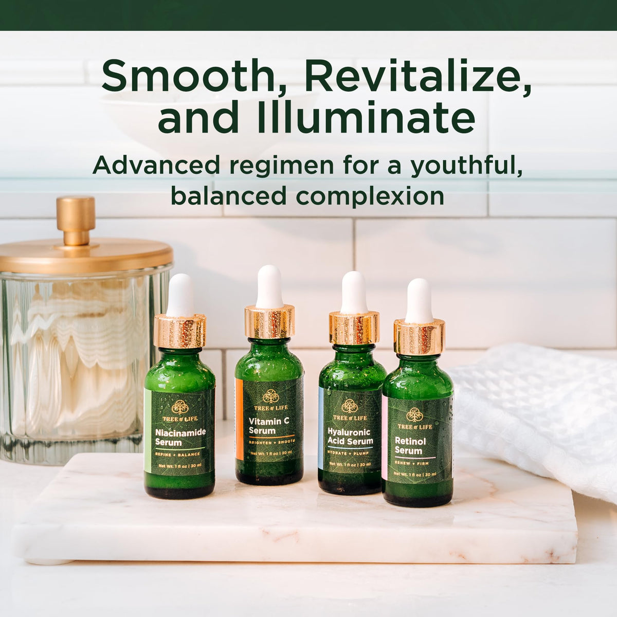 Niacinamide Serum bottle from Tree of Life