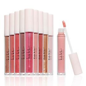 Nicole Miller Lip Gloss Collection front view with 10 shades