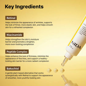 NIDA Revive Eye Cream 40ml open lid showing cream