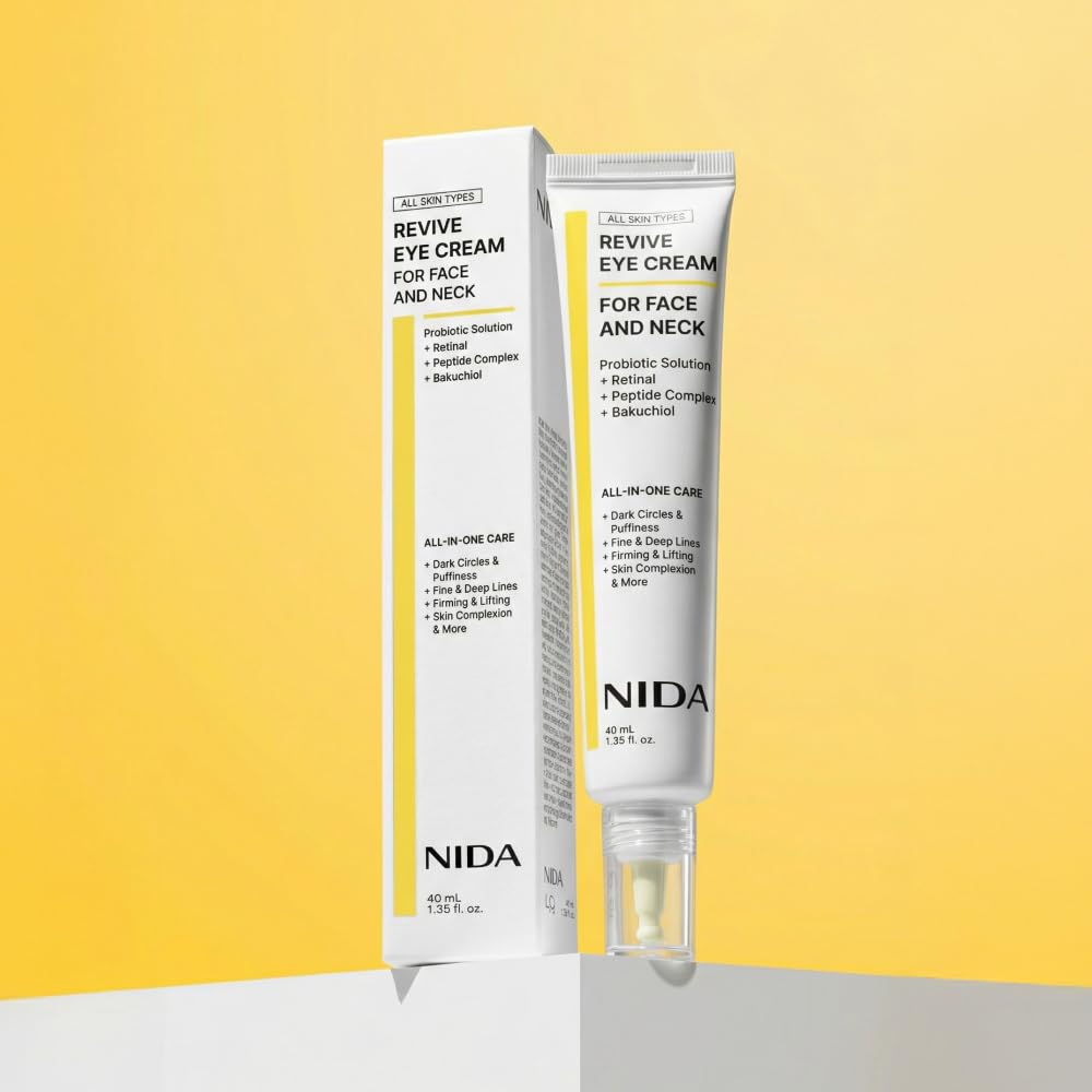 NIDA Revive Eye Cream 40ml with other skincare products