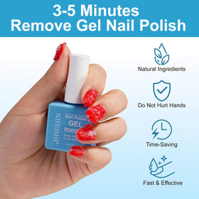 NIFEISHI Gel Nail Polish Remover 15ml bottle side view