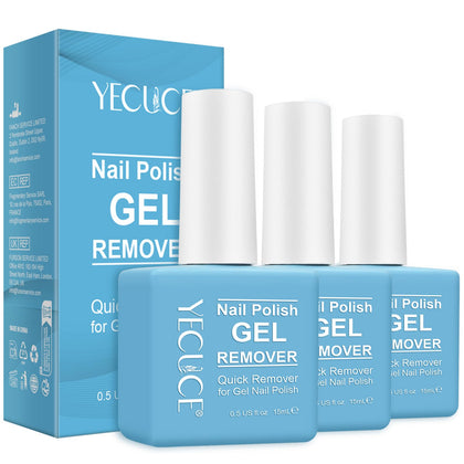 NIFEISHI Gel Polish Remover 3-piece set packaging
