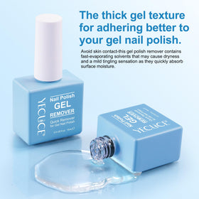 NIFEISHI Gel Polish Remover bottle back view