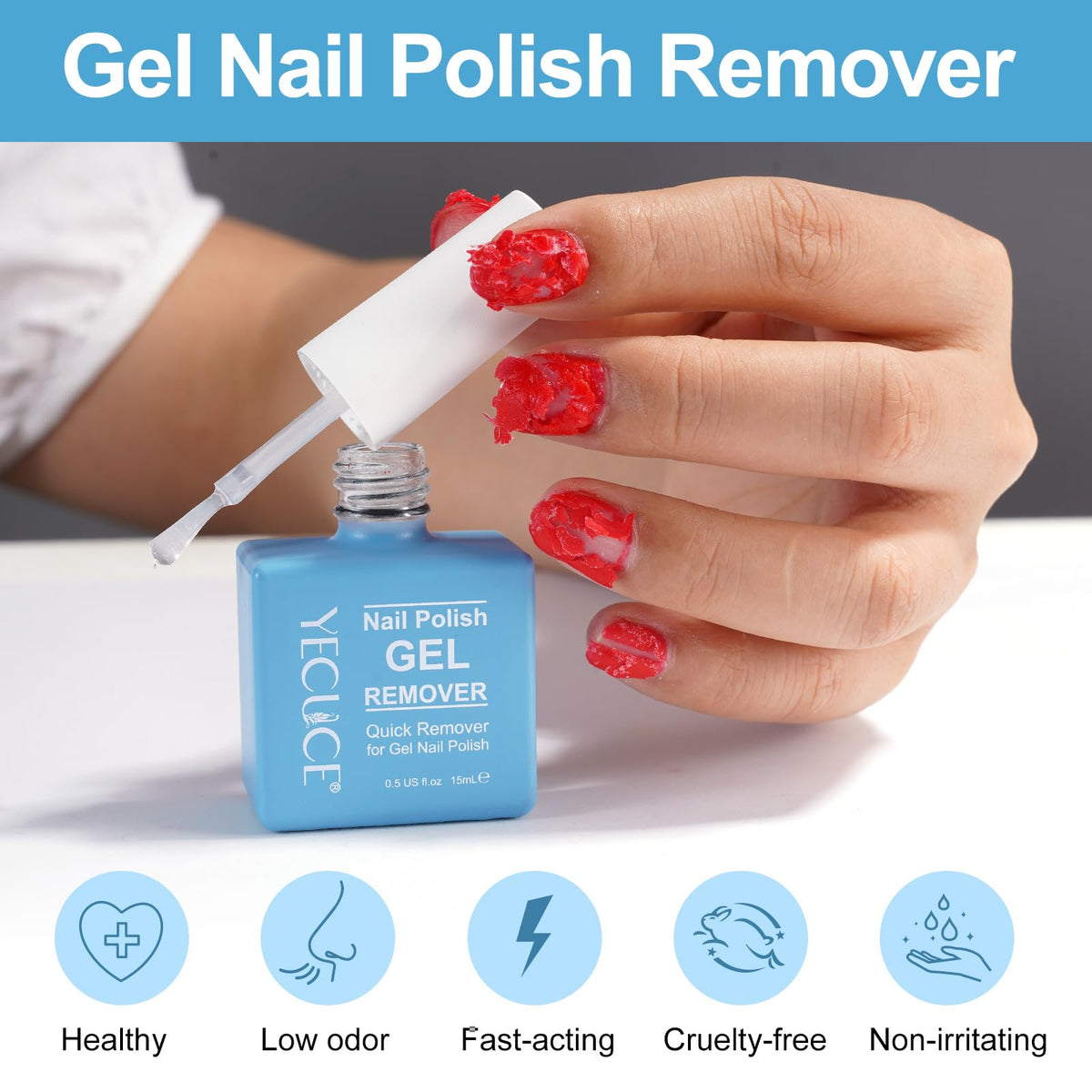 NIFEISHI Gel Polish Remover in a travel bag