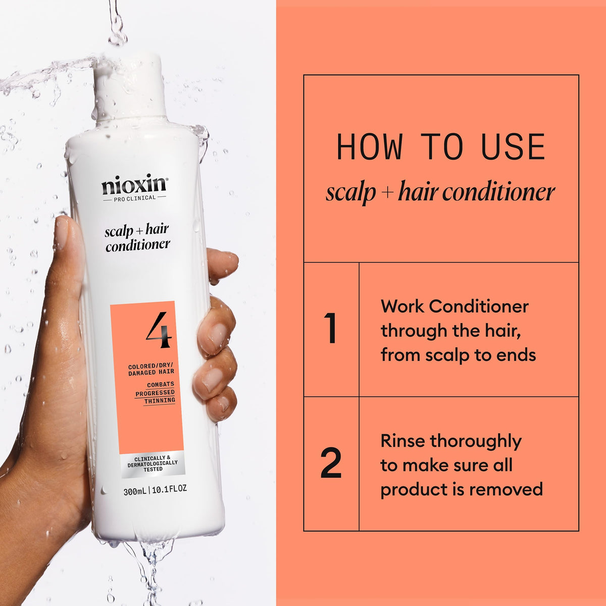 Nioxin conditioner packaging details