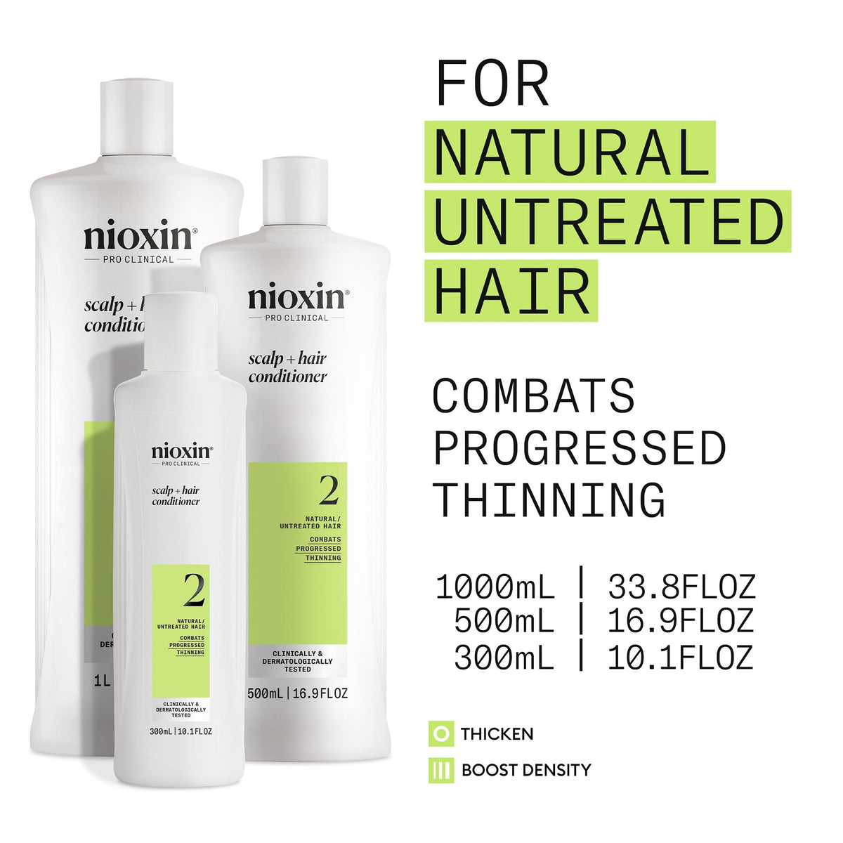 NIOXIN conditioner texture on hand