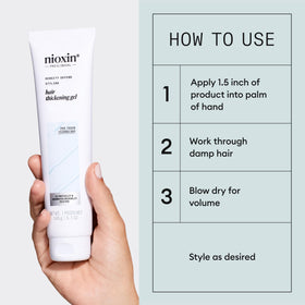 NIOXIN Density Defend Gel back view with ingredients