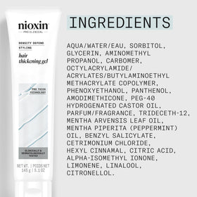 NIOXIN Density Defend Gel with other NIOXIN products