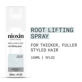 NIOXIN Density Defend Hair Thickening Spray 190g application demonstration