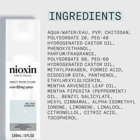 NIOXIN Density Defend Hair Thickening Spray 190g close-up of nozzle