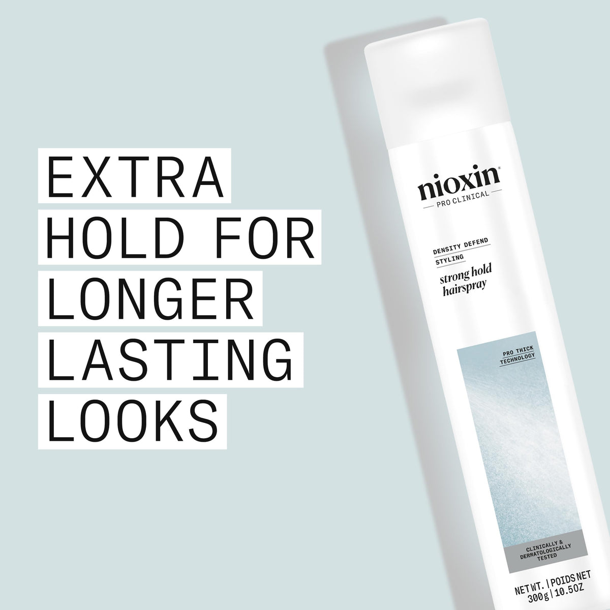 NIOXIN Density Defend Strong Hold Hairspray 372g side view
