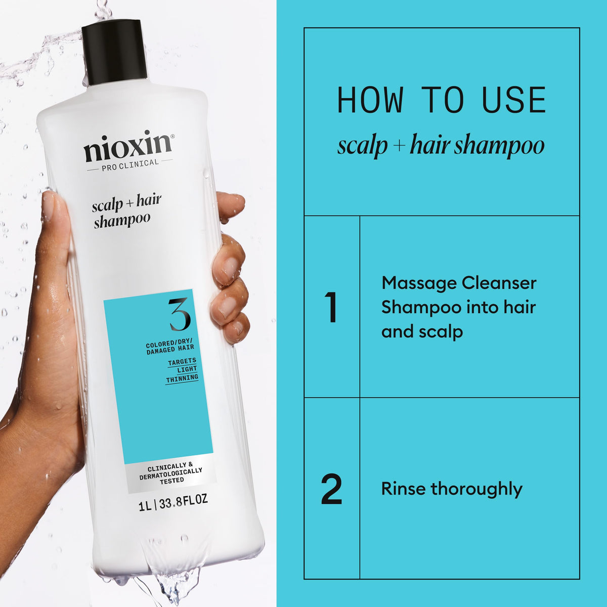 NIOXIN Duo Set packaging with product details