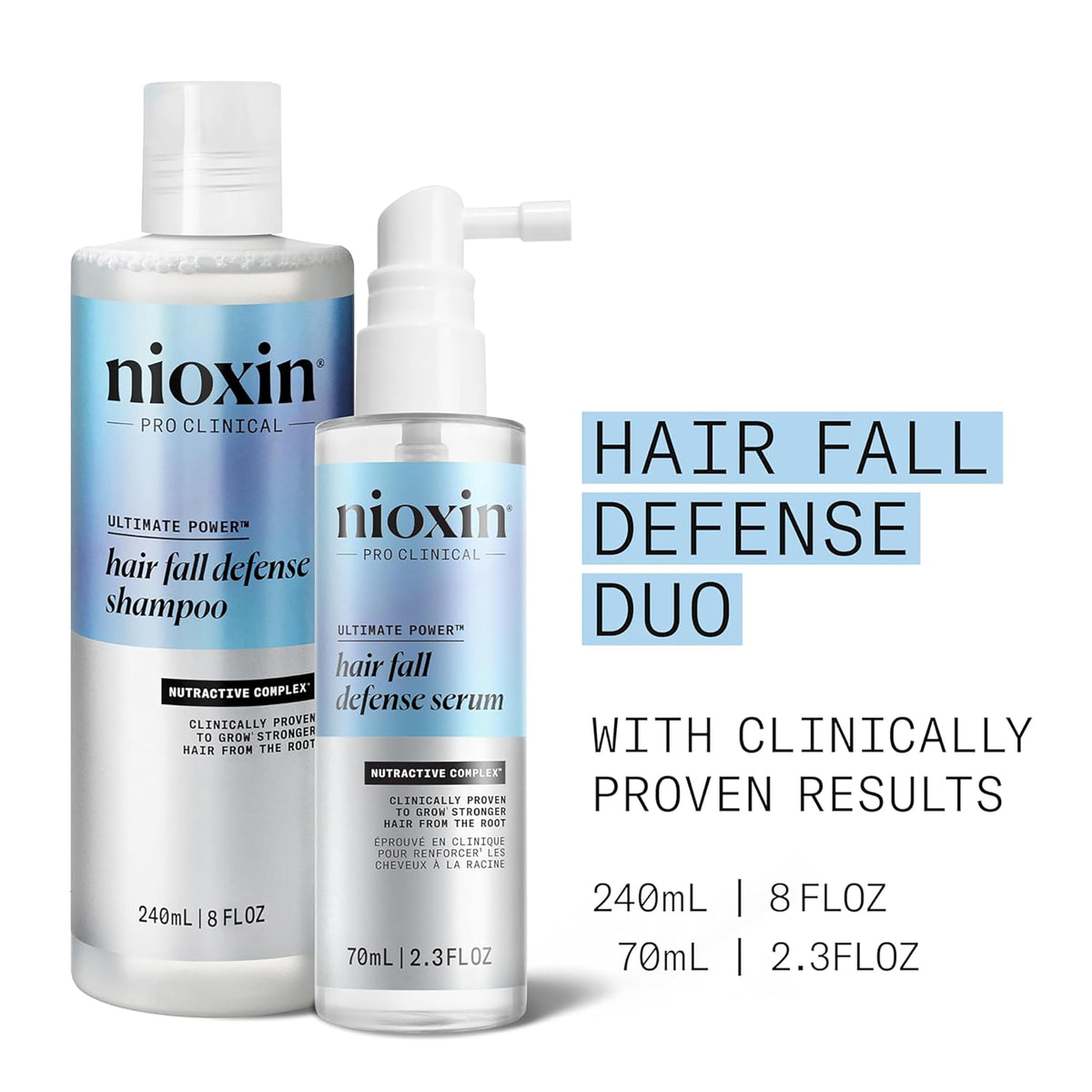 NIOXIN Hair Fall Defense Shampoo 8.1 Fl Oz bottle