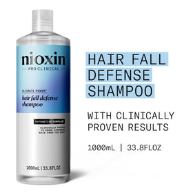 NIOXIN Hair Fall Defense Shampoo bottle with label