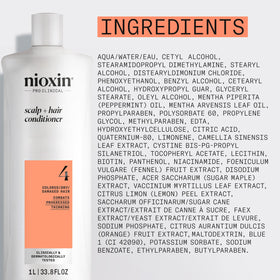 NIOXIN Scalp Care Thickening Conditioner 1090g in bathroom setting