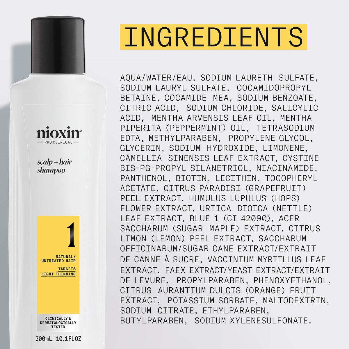 NIOXIN Scalp Care Thickening Shampoo with conditioner