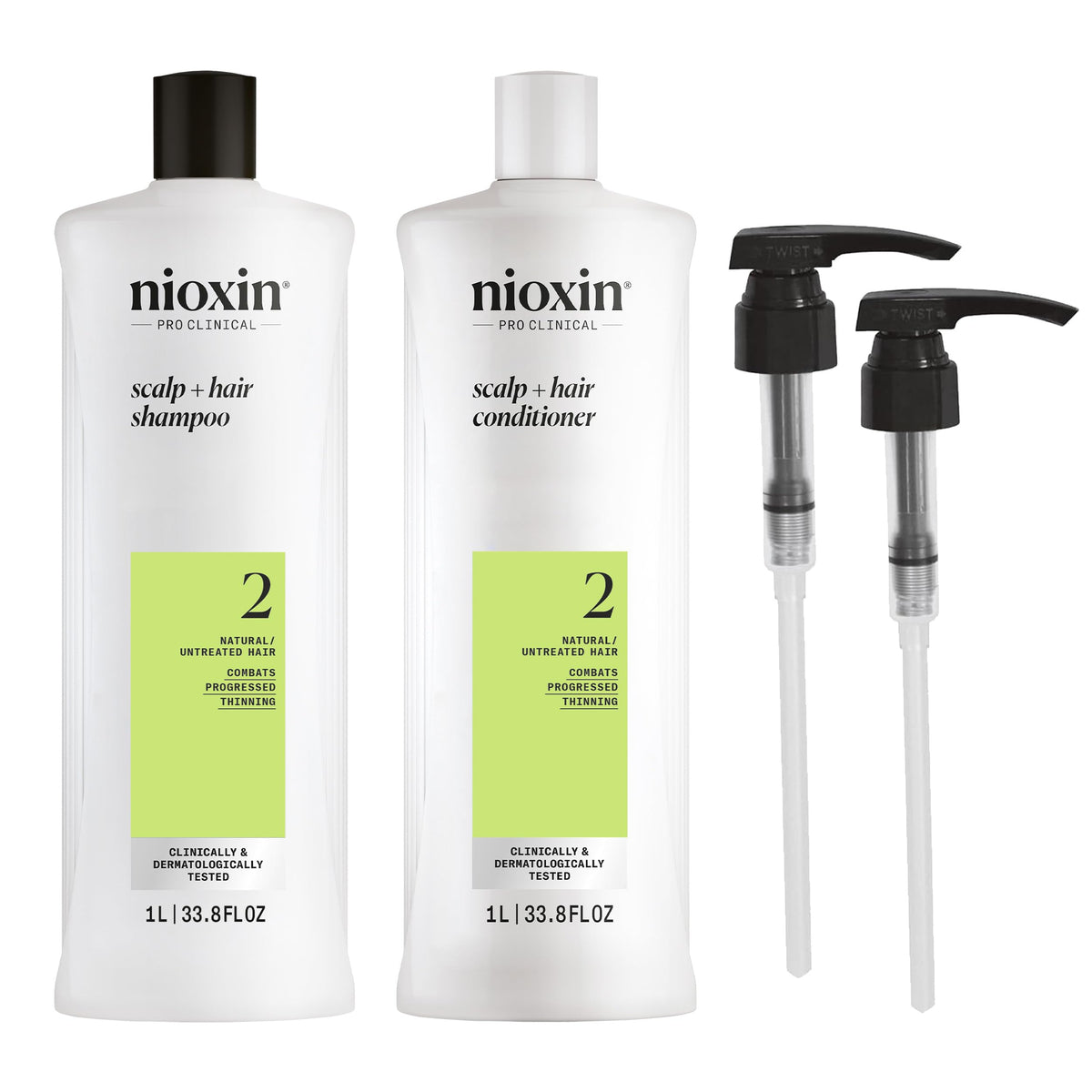 NIOXIN Shampoo & Conditioner 2250g front view