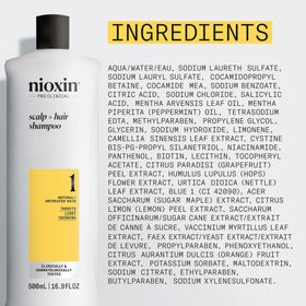 NIOXIN System 1 Thickening Shampoo 558g in bathroom setting