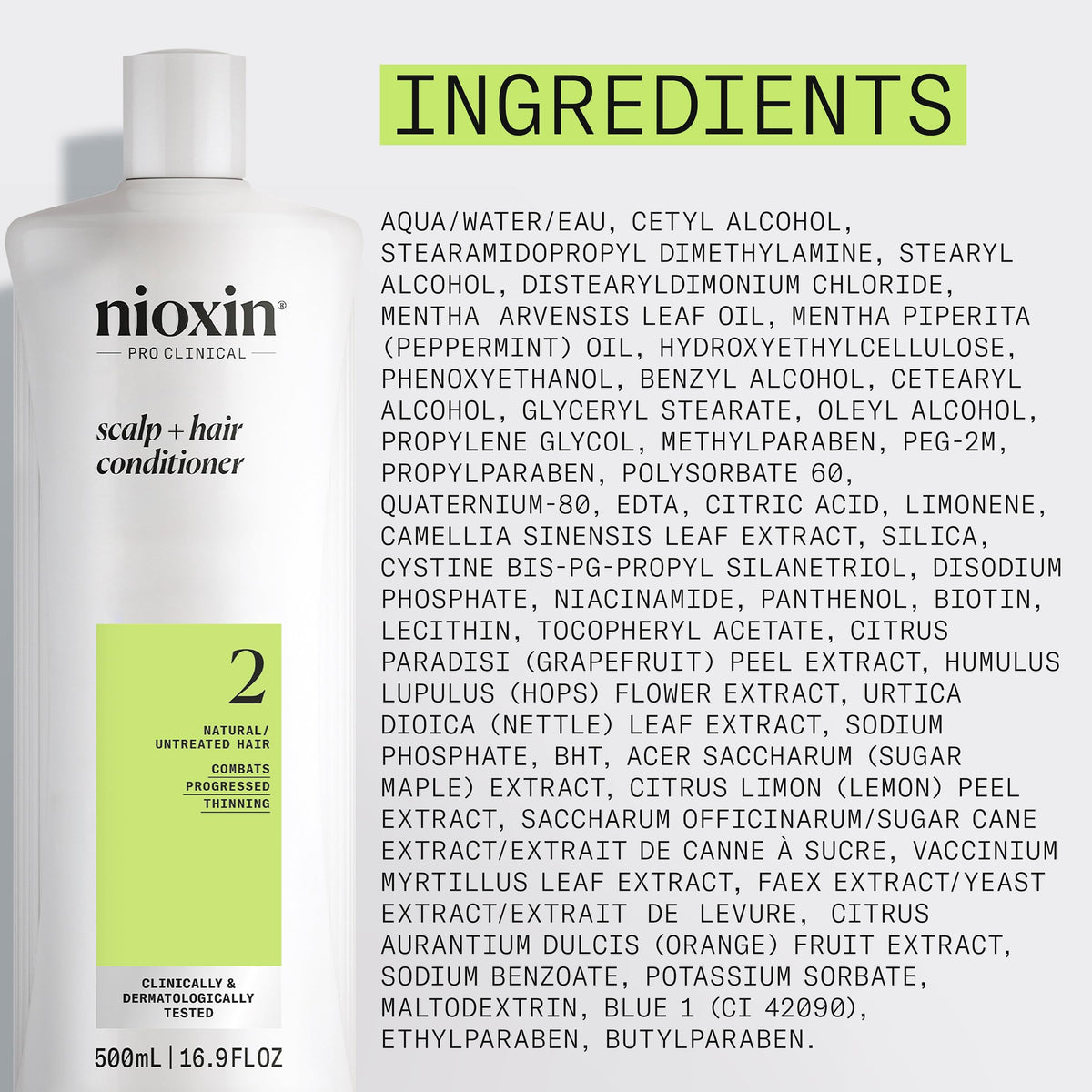 NIOXIN System 2 Conditioner with complementary products