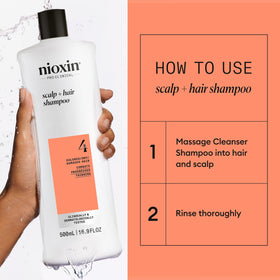 NIOXIN System 4 Shampoo with botanical ingredients