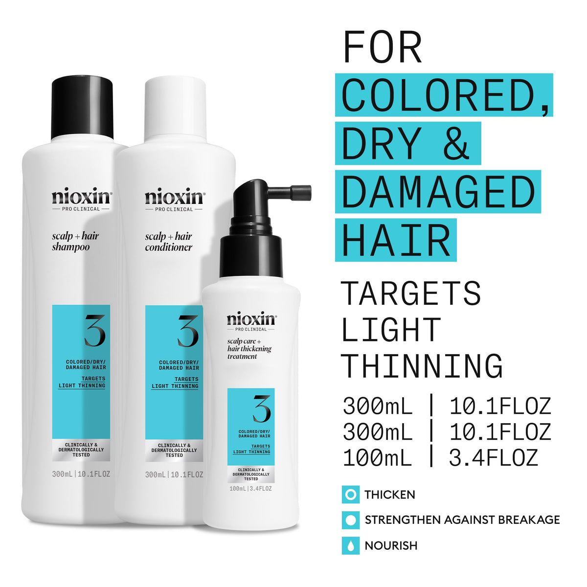 NIOXIN System Kit 3 conditioner bottle close-up