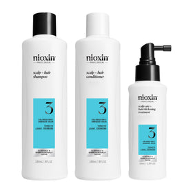 NIOXIN System Kit 3 front view with three bottles